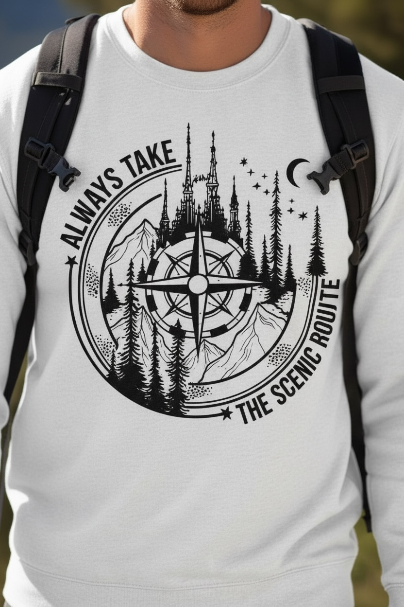 Always Take The Scenic Route (Compass)