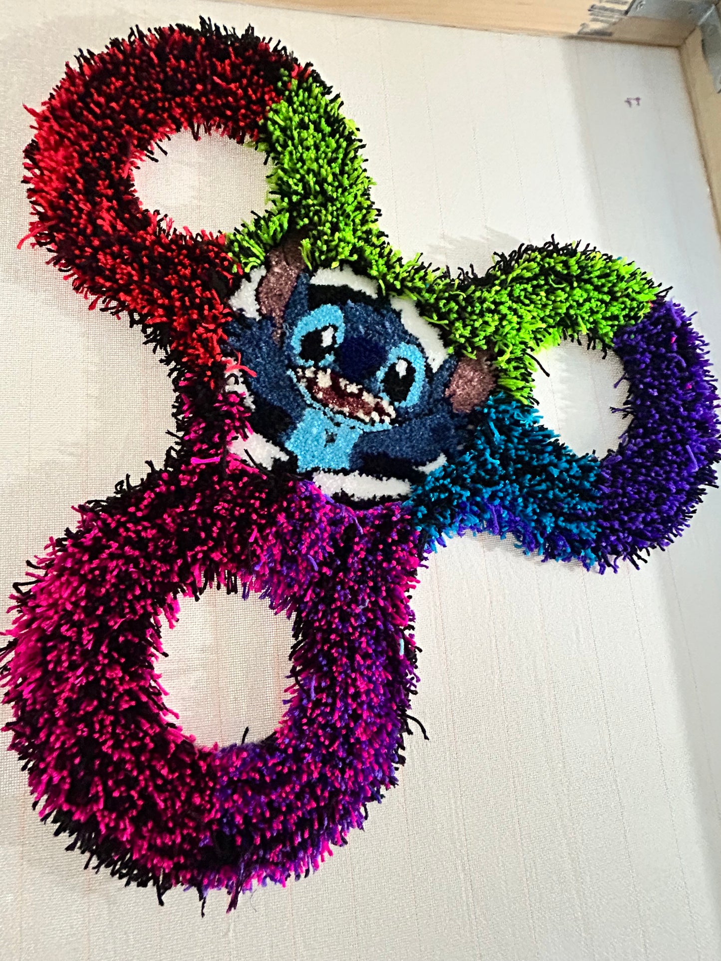 CUSTOM 3X3 FT FIDGET SPINNER RUG